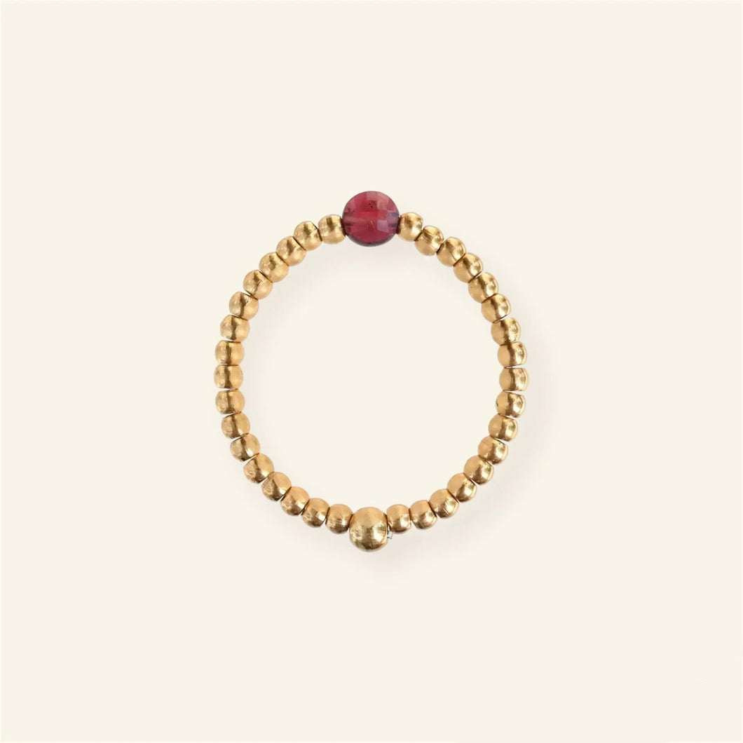 Mable Burgundy ring