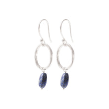Load image into Gallery viewer, Earrings Graceful Lapis Lazuli Silver

