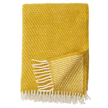 Load image into Gallery viewer, Wool plaid Velvet saffron yellow
