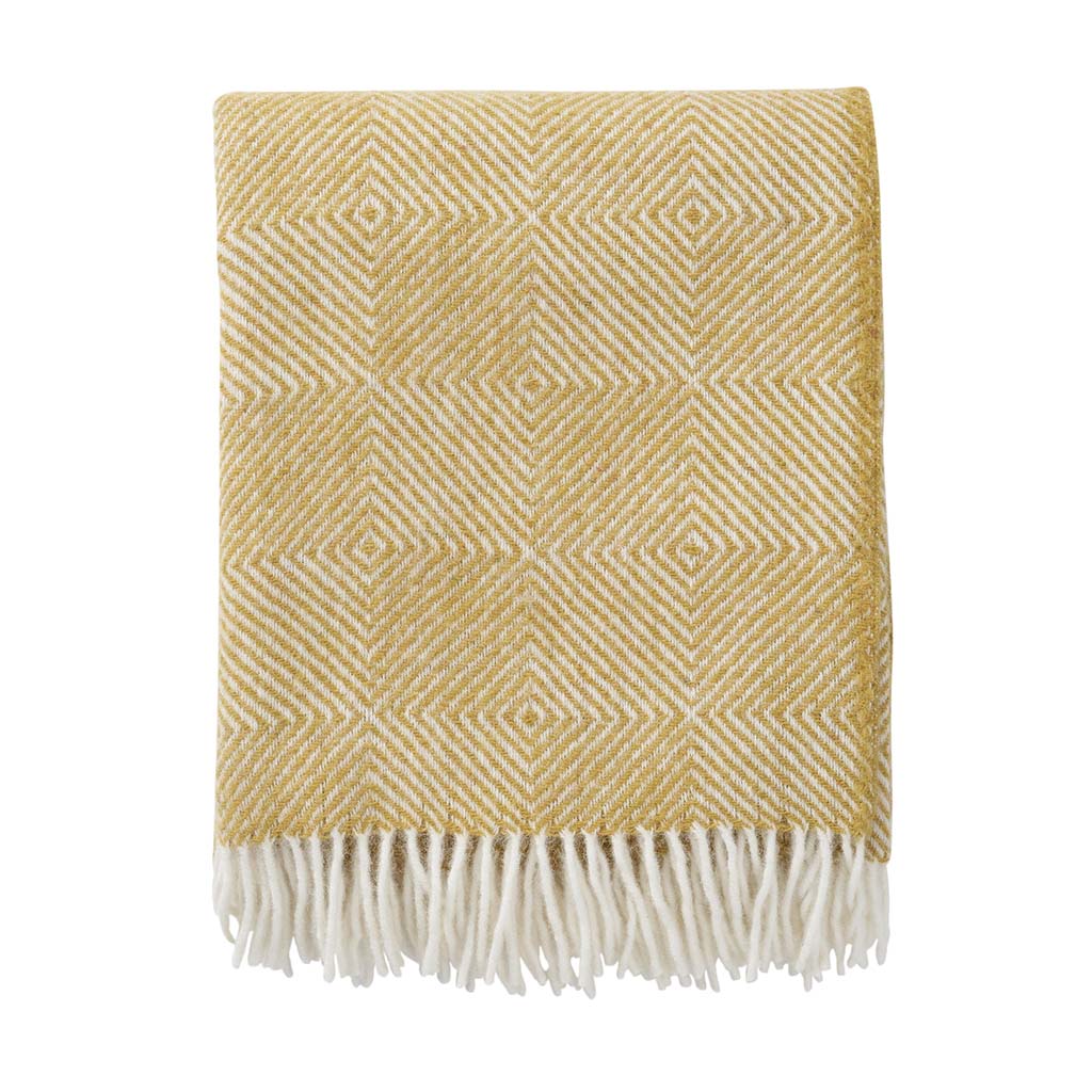 Wool plaid Gooseye yellow
